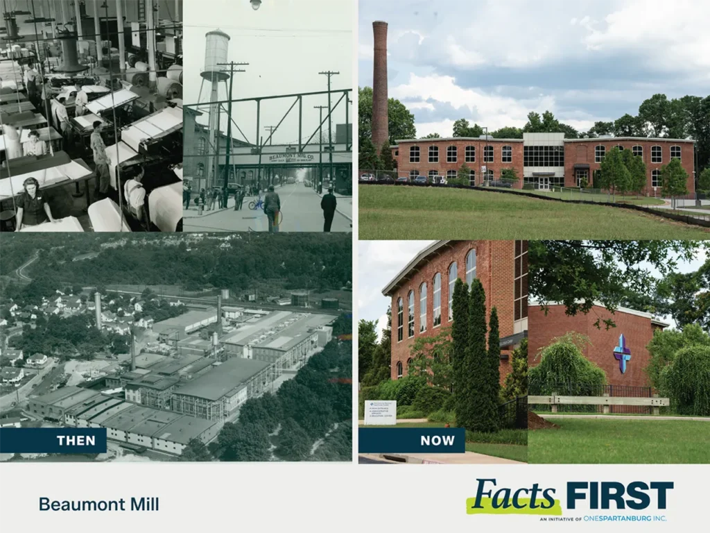 beaumont mill then and now